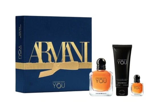 Pas cher à 49.69€ le coffret Armani Stronger with you 50ml