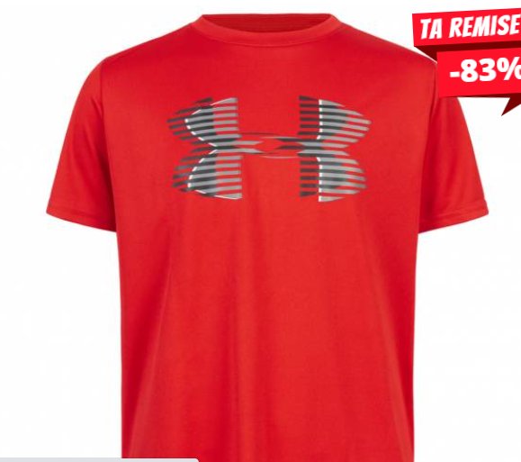 3.33€ le haut pour enfants Under Armour