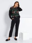 7.20€ Pantalon City à Ceinture Femme