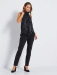 8.64€ le pantalon city taille haute dans les soldes KIABI