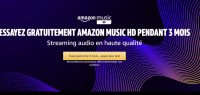 Musiques gratuites avec AMAZON MUSIC HD gratuit pendant 3 mois
