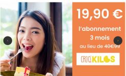 19.9€ au lieu de 41€ l&rsquo;abonnement de 3 mois à Croq Kilo de M6 ( exercices + recettes)