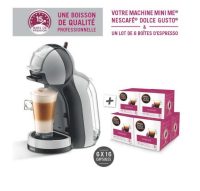 Bon plan machine à café  Dolce Gusto Mini Me + 6 boites à 54.99€