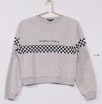 9.60€ Sweat-Shirt Damier Fille