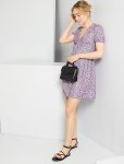 15€ Robe Courte Imprimé Femme