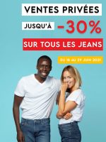 Complices  : 30% de réduction sur tous les jeans ( à partir de 24.5€)