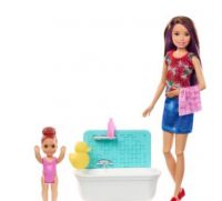 13.85€ Coffret Baby Sitter Heure du Bain Barbie