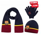 7.99€ l&rsquo;ensemble FC BARCELONE pr enfants ( gants , bonnet , echarpe )