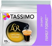 120 capsules tassimo café long pour 19€
