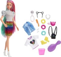 Poupée Barbie Chevelure arc en ciel à 15€