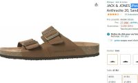27.99€ les sandales cuir Jack Jones Jfwcroxton