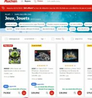 Auchan offre jouet : 10€ offerts par tranche de 50€ d’achat