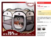 10 euros la tente pliante pour animaux ( chats)