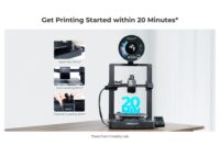 Imprimante 3D Creality-Ender 3 V3 SE à 169€