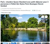 Bon plan hotel Ibis Style Boulogne Billancourt : 79€ la nuit avec petit dej