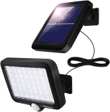 11.99€ la lampe solaire 56 leds avec panneau deporté