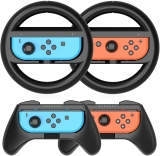 12.99€ Pack 2 Volants & 2 Poignées Joy Con Nintendo Switch
