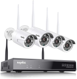 139€ l&rsquo;ensemble de telesurveillance avec une base et 4 camera wifi
