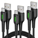 5.49€ le lot de 3 cables Type C