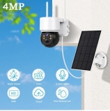 36€ la caméra wifi rotative avec panneau solaire