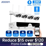 Centrale de video surveillance sans fil avec 4 caméras pas chère à 96€ (Europe)