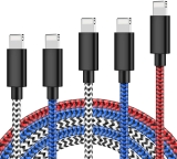 Lot de 5 cables pour Iphone à 6.24€