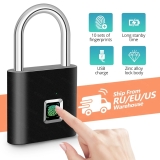 Moins de 10€ le cadenas à empreinte digitale