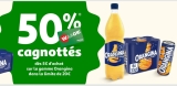Bon plan Orangina :  50% sur la carte de fidélité AUCHAN