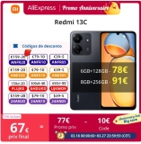 Smartphone Xiaomi Redmi 13C 128go à 67€ , 256go à 92€
