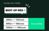 Forfait Mobile SFR RED Illimité avec 20Go d&rsquo;internet à 5€ par mois !